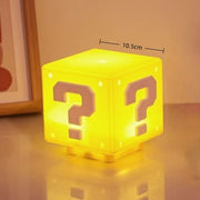 LED Question Mark Brick Night Light with Music USB Charging Desk Lamp Light Birthday X-Mas Gifts