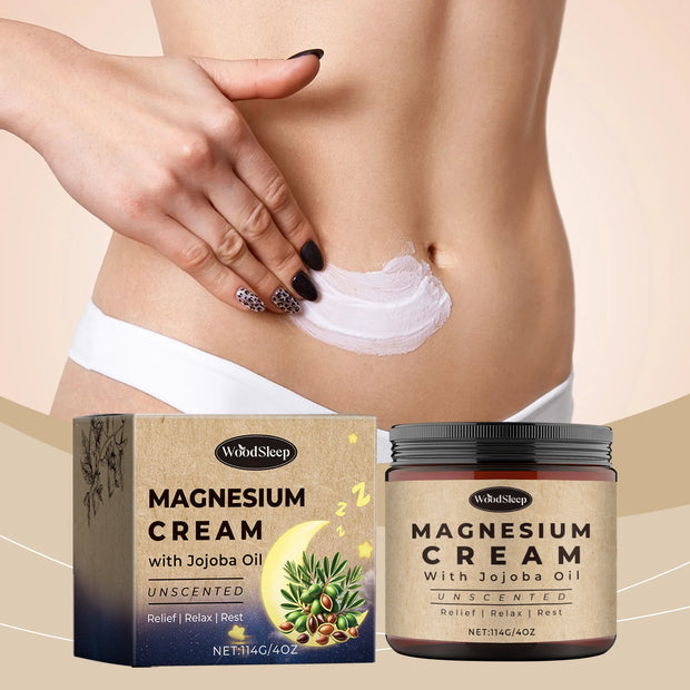 Calming Magnesium Sleep Cream With Natural Muscle Relief