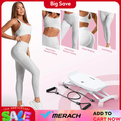 Merach Ski Machine Simulated Ski Training Machine Full Body Aerobic Exercise Equipment