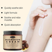 Calming Magnesium Sleep Cream With Natural Muscle Relief