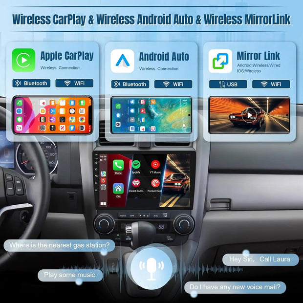 9 Inch Wireless Car Stereo Radio 2 Din IPS Touchscreen Car Video Player with CarPlay Android Auto Rear Camera GPS WIFI FM 2G 32G - My Variety Superstore 25