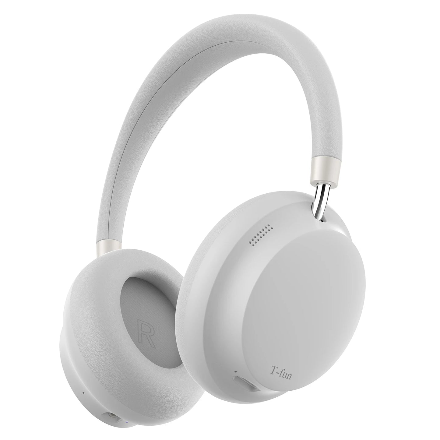 T-Fun NC45 Wireless ANC Headphones – Over-Ear Hi-Res Audio with Mic & Bluetooth