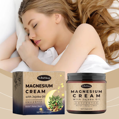 Calming Magnesium Sleep Cream With Natural Muscle Relief