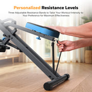 Merach Squat Machine 2 in 1 Squat Rowing Machine Easy Setup Foldable Exercise Equipment Glute Trainer for Home Fitness