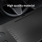 Desk For Tesla Model 3 Y 2024 Car Steering Wheel Laptop Tray Food Desk Portable Office Table