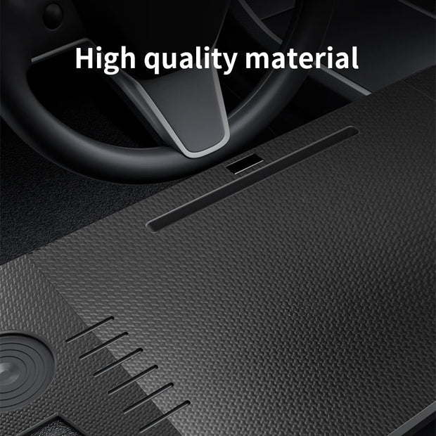Desk For Tesla Model 3 Y 2024 Car Steering Wheel Laptop Tray Food Desk Portable Office Table