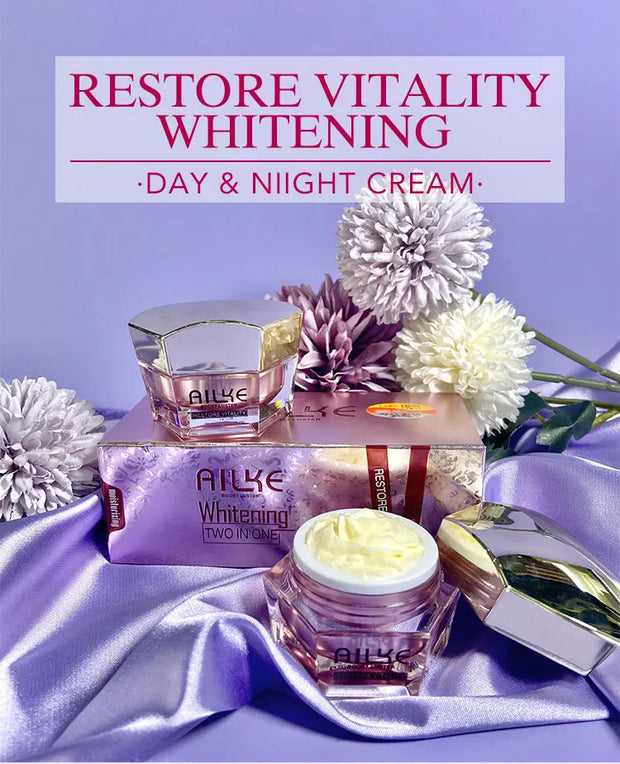 Ailke Brighten Face Cream Antioxidant Skin Glowing Sodium Hyaluronate Rejuvenating Facial Cream