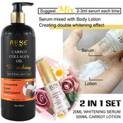 Ailke Whitening And Moisturizing Body Lotion For Dry And Black Skin Type 500ml Korean Cosmetics