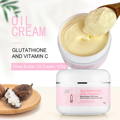 Ailke Whitening & Lightening Cream – Face & Body Moisturizer with Shea Butter for Dry, Cracked Skin