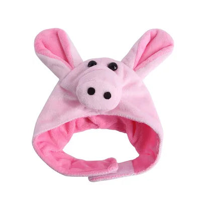 Joyful Christmas Cat Hat With Animal Shape Keeps Cat Warm