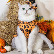Enchanting Halloween Dog Dress With Bow For Festive Fun