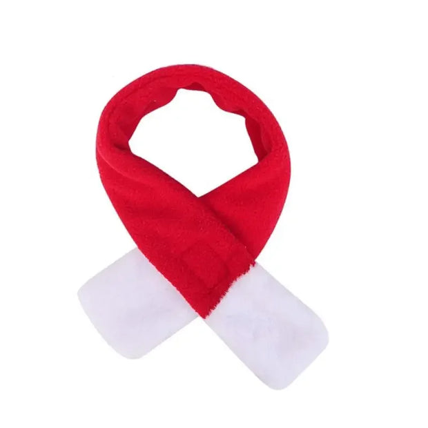 Festive Cat Cloak Scarf With Plush Santa Hat Holiday Fun