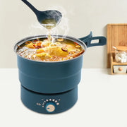 Electric Hot Cooker Pot Green Steamer Mini Multifunctional Pan Portable 110V USA