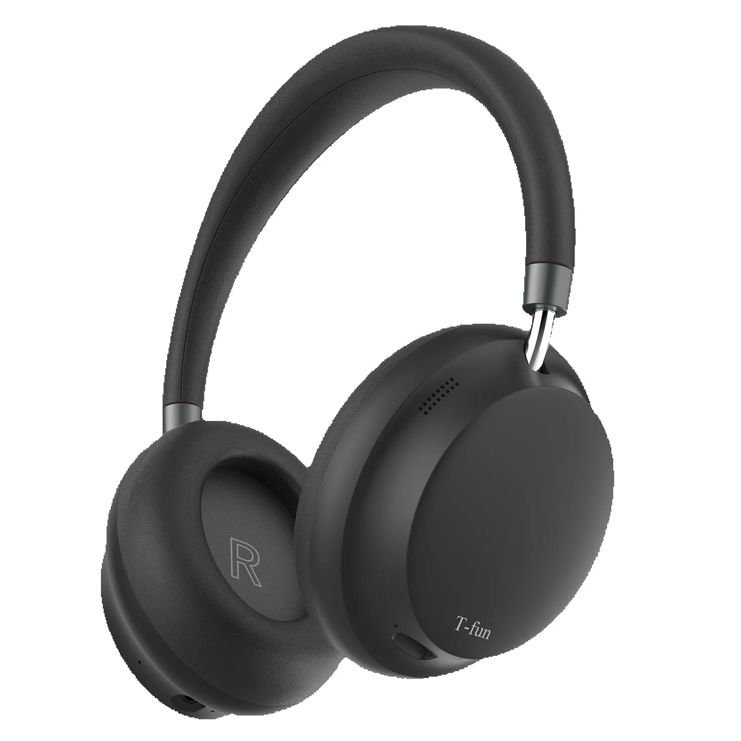 T-Fun NC45 Wireless ANC Headphones – Over-Ear Hi-Res Audio with Mic & Bluetooth