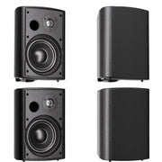Herdio 4PCS 800W 6.5 Inch Outdoor Speakers Wired Waterproof Passive Wall Mount Speakers With Powerful Bass For Home Patio Poolside - My Variety Superstore 25