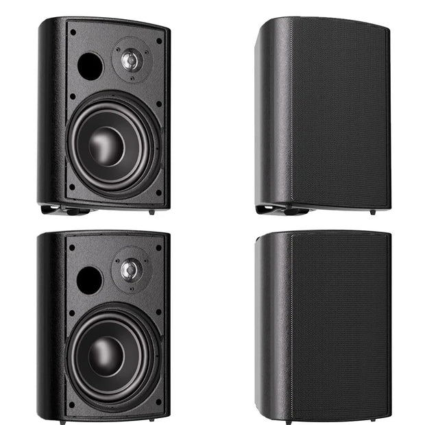 Herdio 4PCS 800W 6.5 Inch Outdoor Speakers Wired Waterproof Passive Wall Mount Speakers With Powerful Bass For Home Patio Poolside - My Variety Superstore 25