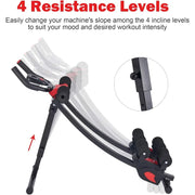 Zelus Ab Machine for Home Gym Core Strength Training Equipment Ab Crunch Coaster with Four Intensities