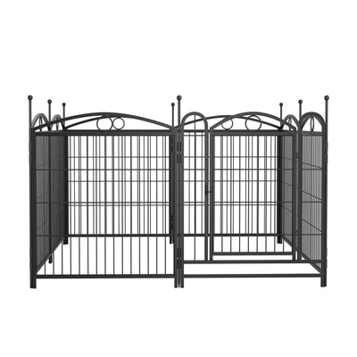 Dog Playpen Indoor 32 inch 8 Panels Metal Dog Pen Pet Dog Fence Outdoor Exercise Pen with Doors, Heavy Duty Dog Fence Puppy Pen - My Variety Superstore 25