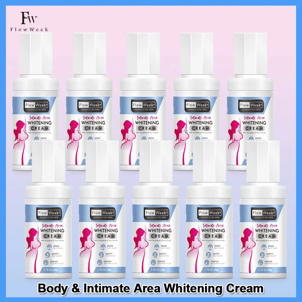 FlowWeek Whitening Cream for Private Parts Underarms Buttocks Knees and Inner Thighs 50g - My Variety Superstore 25