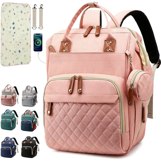 Ultimate Nursing Diaper Backpack Large Capacity Bliss