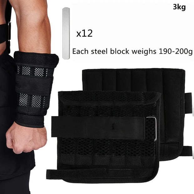 Adjustable Weight Vest Ankle Weights Wrist Weights Gym Running Weights Strength Training Equipment Fitness Tool
