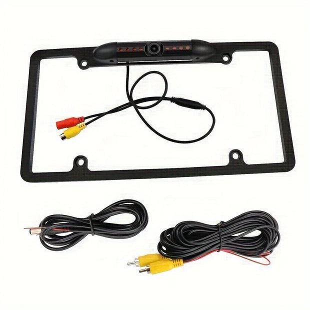 US License Plate Frame Rear View Backup Camera with IR LED Night Vision for Car SUV Pickup