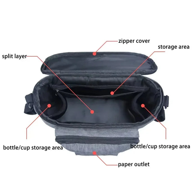 Powerful Baby Stroller Organizer Large Capacity Keeps Gear