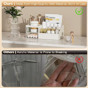 Makeup Organizer with Drawers Multifunctional Cosmetic Storage for Brushes Perfumes and Beauty Products Desktop Vanity Organizer