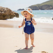 Patriotic Stars and Stripes  for Newborns Adorable Jumpsuit with USA Flag Design Sleeveless Romper for Baby Boys Girls - My Variety Superstore 25