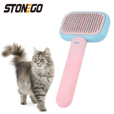 JJYYDog Hair Remover Brush Cat Dog Hair Grooming and Care Comb for Long Hair Dog Pet Removes Hairs Cleaning Bath Brush - My Variety Superstore 25
