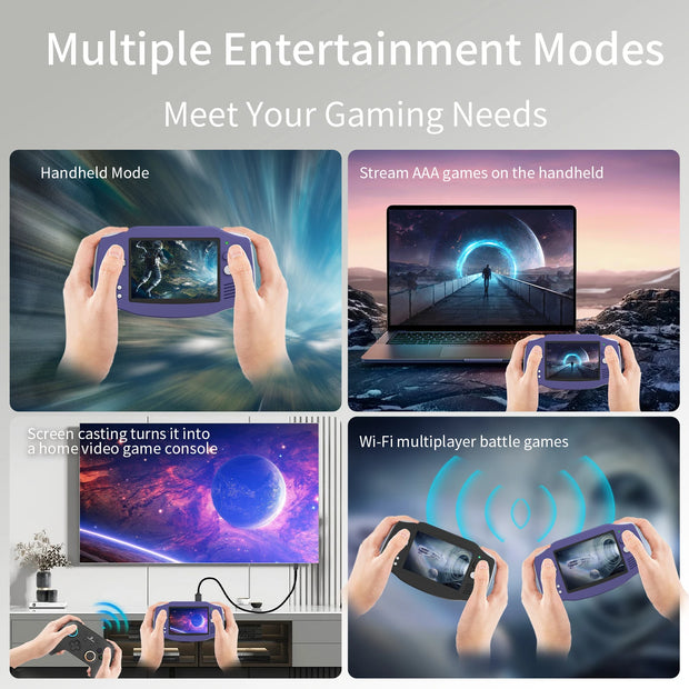 ANBERNIC RG34XX Retro Handheld Game Console 3.4" IPS Screen Linux 64-bit Video Gaming Player Support WiFi Bluetooth HD TV Output - My Variety Superstore 25