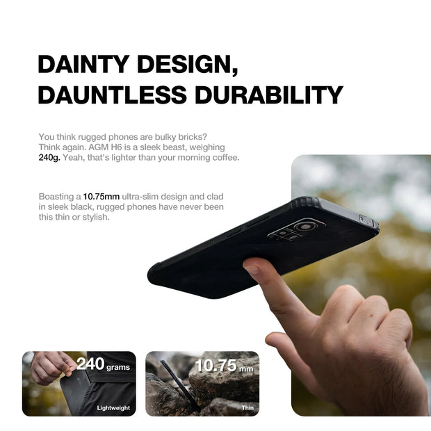 Relentless Rugged Smartphone 50MP Cam Endurance Battery