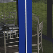 11' X 11' Outdoor 2-Tier Pop up Gazebo Portable Party Tent W/ Netting, Blue - My Variety Superstore 25