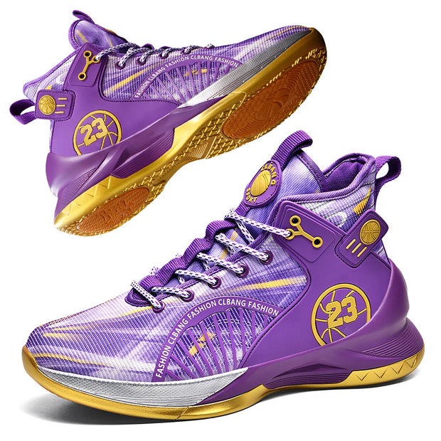 Elite Mens Basketball Shoes Breathable Non Slip Secure Grip