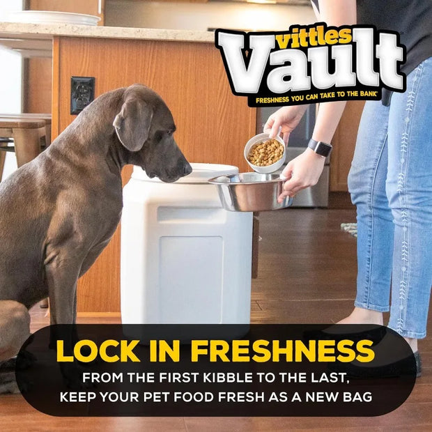 Vittles Vault Pet Food Storage Containers - Sealed Dog and Cat Food Storage Container, Fits up to 50lbs, Made in the USA - My Variety Superstore 25