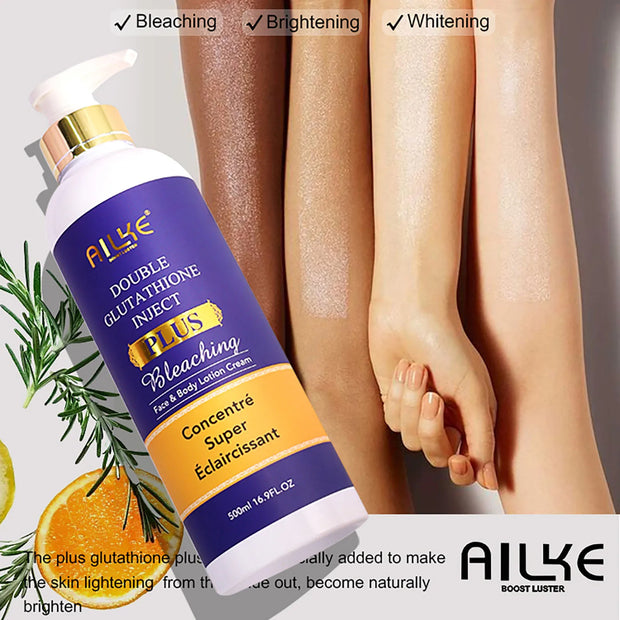 AILKE Double Glutathione Serum and Body Lotion, Brighten, Whitening, Dark Spot Remover, Even Skin Tone, Moisturize Smooth Skin - My Variety Superstore 25