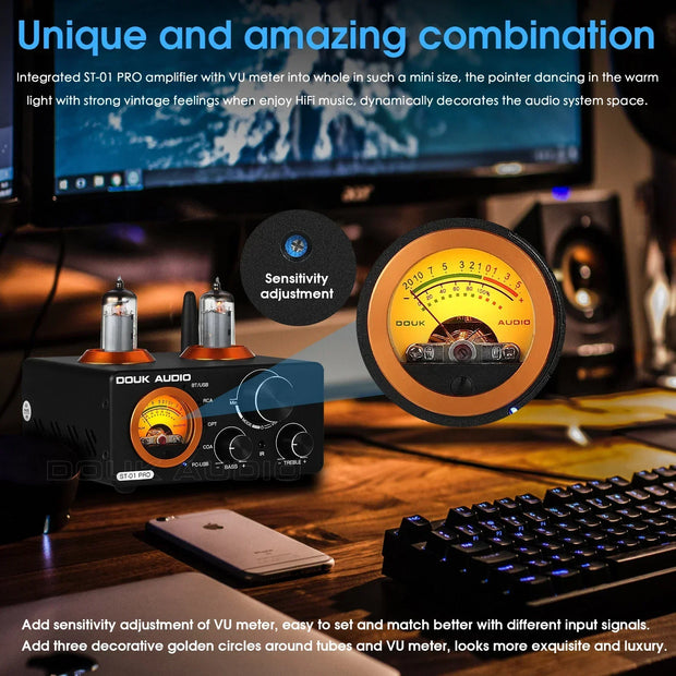 Nobsound HiFi Bluetooth 5.0 Vacuum Tube Amplifier USB DAC Stereo Receiver COAX OPT Home Audio Digital Amp with VU Meter 100W 100W - My Variety Superstore 25
