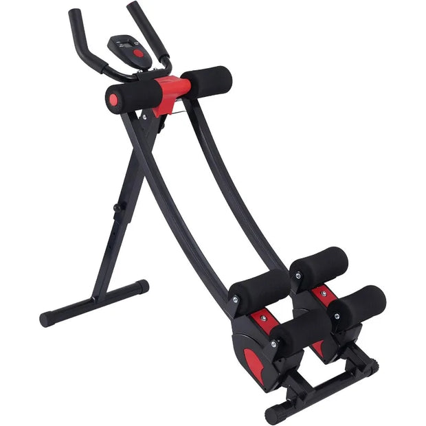 Zelus Ab Machine for Home Gym Core Strength Training Equipment Ab Crunch Coaster with Four Intensities