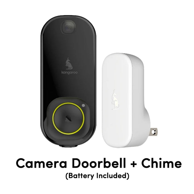 Kangaroo Smart Camera Doorbell+Chime, APP for Remote Notification and Photo Reception, WiFi Required, Battery Powered - My Variety Superstore 25