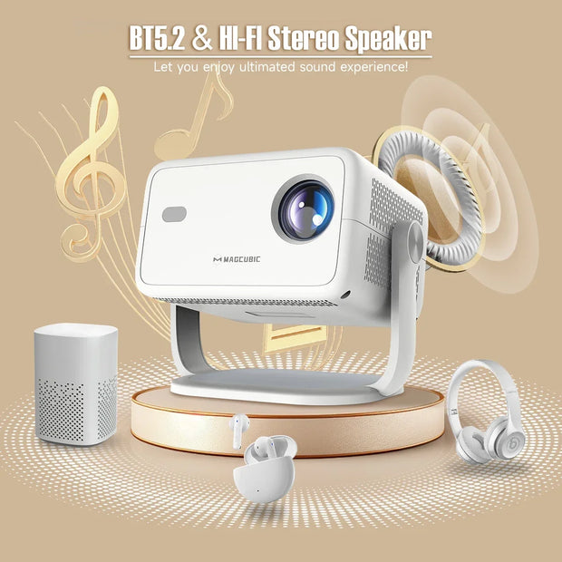 Magcubic 650 ANSI L018 4K Projector Native 1080P Home Cinema Auto Focus Keystone Android 11 WiFi 6 Portable Projector for Outdoor Use - My Variety Superstore 25