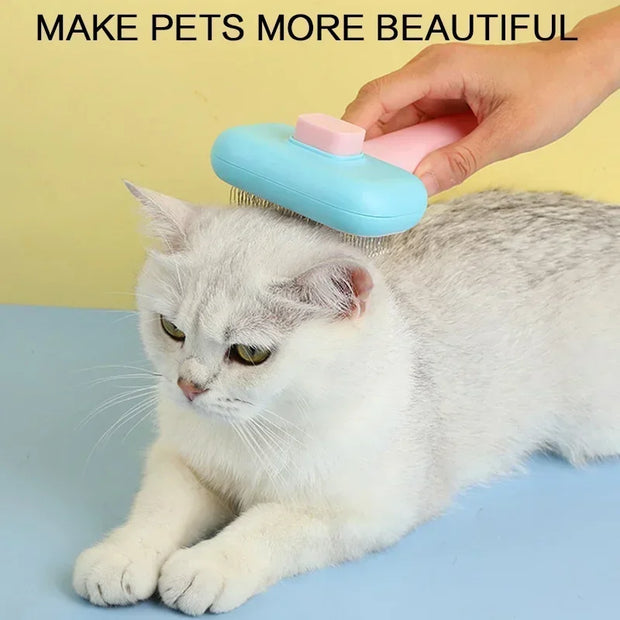 JJYYDog Hair Remover Brush Cat Dog Hair Grooming and Care Comb for Long Hair Dog Pet Removes Hairs Cleaning Bath Brush - My Variety Superstore 25