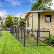 8 Panels DIY Heavy Duty Dog Playpen Pen Outdoor Indoor Dog Puppy Metal Fence with Waterproof Fertility Pad for Whelping,Training - My Variety Superstore 25