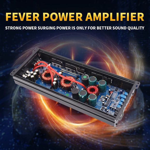 Car Max 1500W Single Channel Car Audio Amplifier Class D High Power Low Distortion Smooth Sound Quality - My Variety Superstore 25