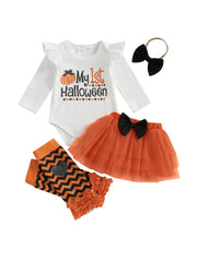 Adorable Toddler Halloween Costume – Fun Number Print Outfit for Creative Dress-Up Play