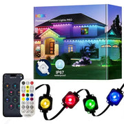 Stunning Smart RGBIC LED String Lights IP67 App Control Glow