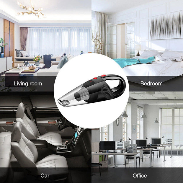 Wireless Handheld Vacuum Cleaner USB Charging Portable Wet Dry Cordless Strong Suction 12000pa
