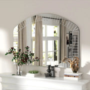Large Silver Arched Wall Mirror Decorative Venetian Accent Mirror Home Living Room Decor Bling Beveled Edge - My Variety Superstore 25
