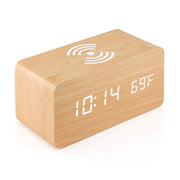 Elegant LED Alarm Clock With USB Charging For Easy Mornings
