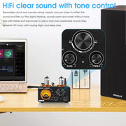Nobsound HiFi Bluetooth 5.0 Vacuum Tube Amplifier USB DAC Stereo Receiver COAX OPT Home Audio Digital Amp with VU Meter 100W 100W - My Variety Superstore 25
