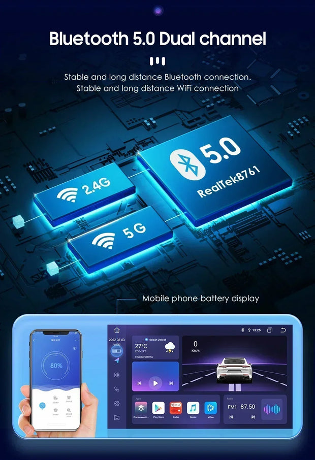 10.1 Inch Octa Core Carplay Car Stereo Universal Double Din Android Radio Rotatable Screen Multimedia Player Video Autoradio Audio RDS DSP - My Variety Superstore 25